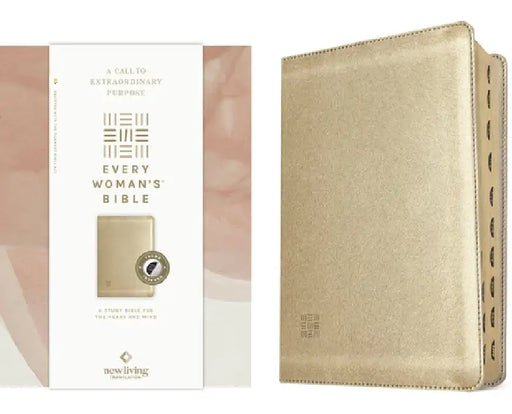 NLT Every Woman's Bible, Filament-Enabled Edition (Leatherlike, Soft Gold, Indexed) by Tyndale