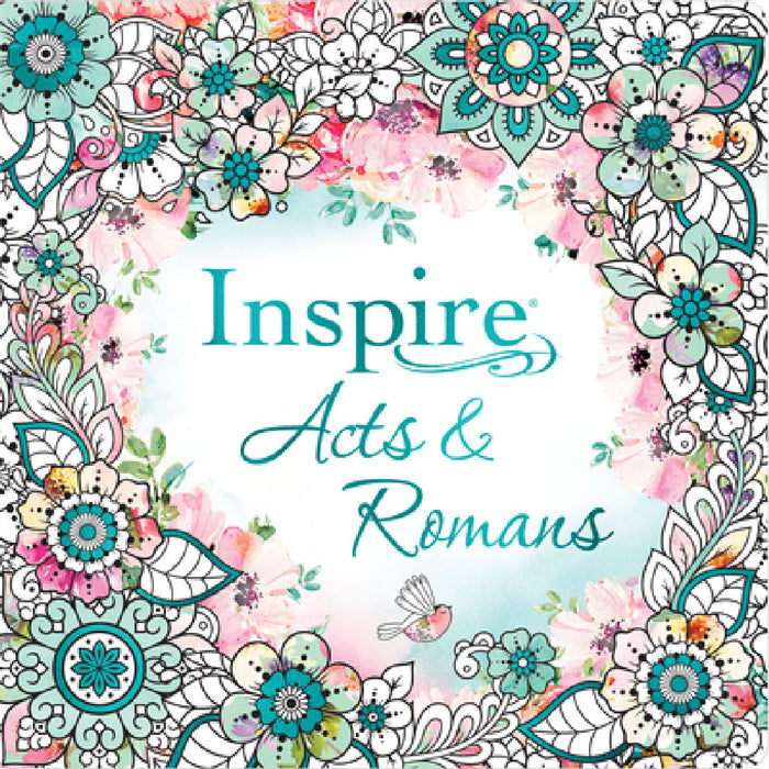 Inspire: Acts & Romans (Softcover): Coloring & Creative Journaling Through Acts & Romans by New Living Translation, Tyndale