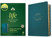 NLT Life Application Study Bible, Third Edition (Red Letter, Leatherlike, Teal Blue, Indexed) by Tyndale