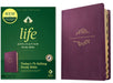NLT Life Application Study Bible, Third Edition (Red Letter, Leatherlike, Purple, Indexed) by Tyndale