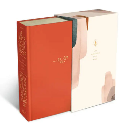 NLT Life Application Study Bible, Third Edition (Red Letter, Hardcover Cloth, Coral) by Tyndale