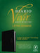 Biblia de Estudio del Diario Vivir Ntv, Letra Grande (Sentipiel, Negro/Ónice, Índice, Letra Roja) by Tyndale Bible