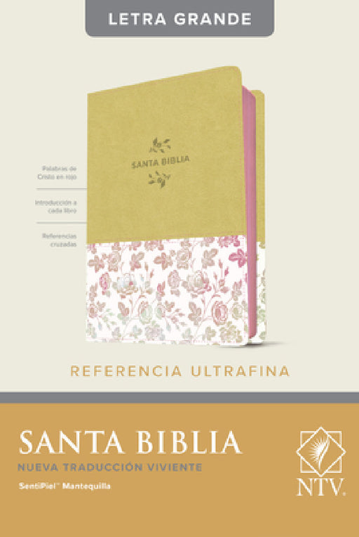 Santa Biblia Ntv, Edición de Referencia Ultrafina, Letra Grande (Sentipiel, Mantequilla, Índice, Letra Roja) by Tyndale
