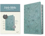 KJV Thinline Reference Bible, Filament Enabled (Leatherlike, Floral Leaf Teal, Indexed, Red Letter) by Tyndale
