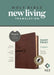 NLT Compact Giant Print Bible, Filament Enabled Edition (Red Letter, Leatherlike, Mahogany Celtic Cross, Indexed) by Tyndale