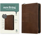 NLT Thinline Reference Zipper Bible, Filament Enabled Edition (Leatherlike, Atlas Rustic Brown) by Tyndale