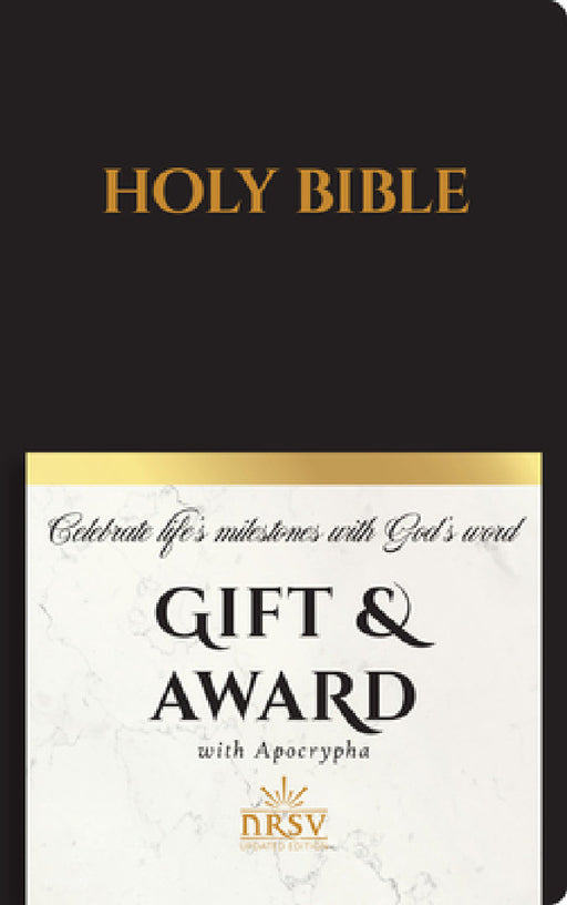 NRSV Updated Edition Gift & Award Bible with Apocrypha (Imitation Leather, Black) by National Council of Churches