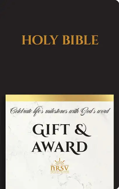 NRSV Updated Edition Gift & Award Bible (Imitation Leather, Black) by National Council of Churches