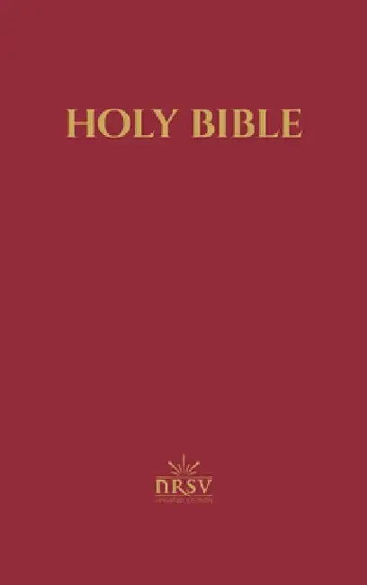 NRSV Updated Edition Pew Bible with Apocrypha (Hardcover, Burgundy) by National Council of Churches