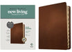 NLT Wide Margin Bible, Filament Enabled (Genuine Leather, Brown, Indexed, Red Letter) by New Living Translation
