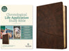 NLT Chronological Life Application Study Bible, Second Edition (Leatherlike, Heritage Oak Brown) by Tyndale