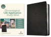NLT Chronological Life Application Study Bible, Second Edition (Leatherlike, Ebony Leaf) by New Living Translation