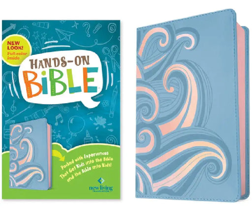 NLT Hands-On Bible, Third Edition (Leatherlike, Periwinkle Pink Waves) by Tyndale