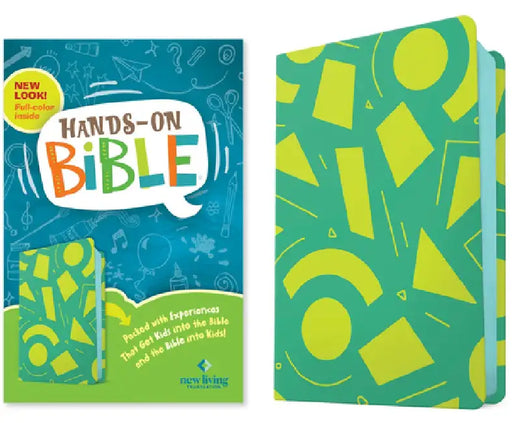 NLT Hands-On Bible, Third Edition (Leatherlike, Green Lines and Shapes) by Tyndale