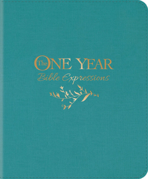 The One Year Bible Expressions NLT (Leatherlike, Tidewater Teal) by New Living Translation, Tyndale