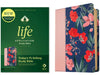 NLT Life Application Study Bible, Third Edition (Red Letter, Leatherlike, Pink Evening Bloom) by Tyndale