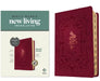 NLT Giant Print Bible, Filament-Enabled Edition (Leatherlike, Cranberry Flourish, Indexed, Red Letter) by Tyndale