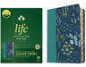NLT Life Application Study Bible, Third Edition, Large Print (Leatherlike, Meadow Teal, Indexed, Red Letter) by Tyndale