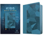 NLT Kids Bible, Thinline Reference Edition (Leatherlike, Camo Blue, Red Letter) by Tyndale