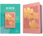NLT Kids Bible, Thinline Reference Edition (Leatherlike, Tropical Flowers Dusty Pink, Red Letter) by Tyndale