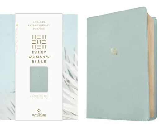NLT Every Woman's Bible, Filament-Enabled Edition (Leatherlike, Sky Blue) by Tyndale