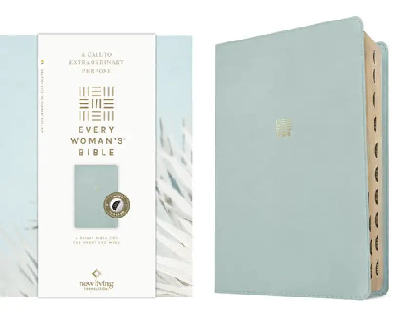 NLT Every Woman's Bible, Filament-Enabled Edition (Leatherlike, Sky Blue, Indexed) by Tyndale