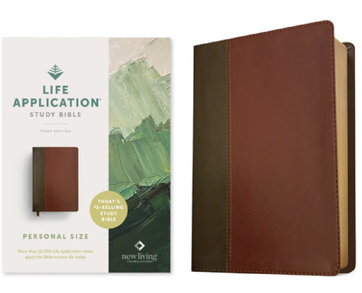 NLT Life Application Study Bible, Third Edition, Personal Size (Leatherlike, Brown/Mahogany, Red Letter) by New Living Translation, Tyndale