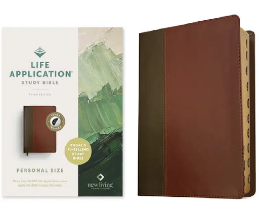NLT Life Application Study Bible, Third Edition, Personal Size (Leatherlike, Brown/Mahogany, Indexed, Red Letter) by New Living Translation