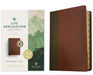 NLT Life Application Study Bible, Third Edition, Personal Size (Leatherlike, Brown/Mahogany, Indexed, Red Letter) by New Living Translation