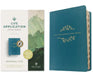 NLT Life Application Study Bible, Third Edition, Personal Size (Leatherlike, Teal Blue, Indexed, Red Letter) by New Living Translation