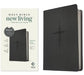 NLT Premium Value Thinline Bible, Filament Enabled (Leatherlike, Trinity Cross Black) by Tyndale
