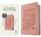 NLT Premium Value Thinline Bible, Filament-Enabled Edition (Leatherlike, Dusty Pink Vines) by Tyndale