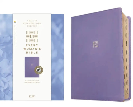 KJV Every Woman's Bible, Filament Enabled (Leatherlike, Periwinkle Purple, Indexed, Red Letter) by Tyndale, Naomi Cramer Overton