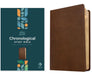 NLT One Year Chronological Study Bible (Leatherlike, Rustic Brown) by Tyndale