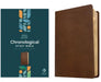 NLT One Year Chronological Study Bible (Leatherlike, Rustic Brown) by Tyndale