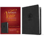 Biblia de Estudio del Diario Vivir Rvr60, Letra Grande (Sentipiel, Carbón, Letra Roja) by Tyndale