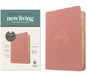 NLT Compact Bible, Filament Enabled (Leatherlike, Holy Dusty Pink, Red Letter) by Tyndale