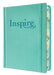 Inspire Bible NLT (Hardcover Leatherlike, Aquamarine, Filament Enabled): The Bible for Coloring & Creative Journaling by Tyndale