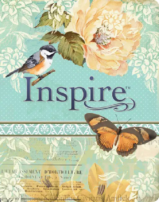 Inspire Bible Nlt, Filament Enabled (Leatherlike, Vintage Blue/Cream) by New Living Translation, Tyndale
