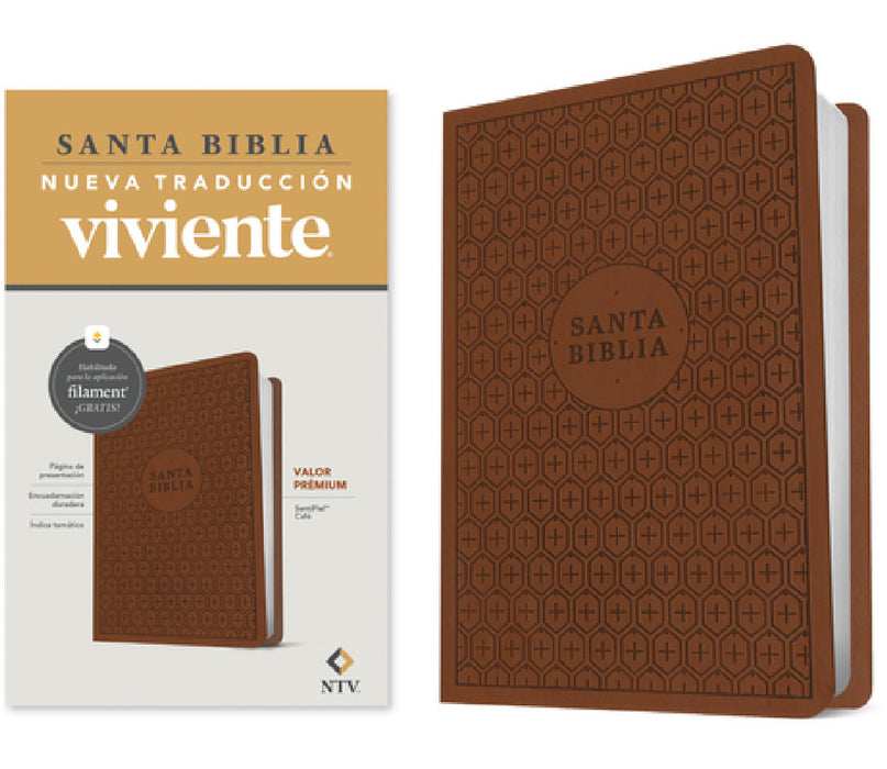 Biblia Valor Prémium Ntv Con Filament (Sentipiel, Café) by Tyndale