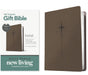 Premium Gift Bible Nlt, Filament Enabled (Leatherlike, Star Cross Taupe, Red Letter) by Tyndale