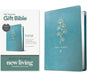 Premium Gift Bible Nlt, Filament Enabled (Leatherlike, Teal Cross, Red Letter) by Tyndale