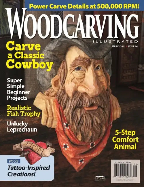 Woodcarving Illustrated Issue 94 Spring 2021 by Editors of Woodcarving Illustrated