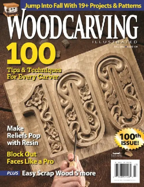 Woodcarving Illustrated Issue 100 Fall 2022 by Editors of Woodcarving Illustrated