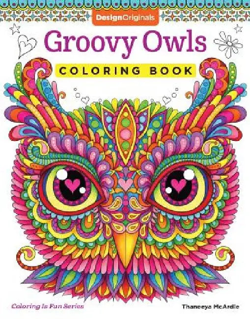 Groovy Owls Coloring Book by Thaneeya McArdle