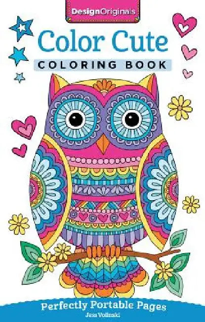 Color Cute Coloring Book: Perfectly Portable Pages by Jess Volinski