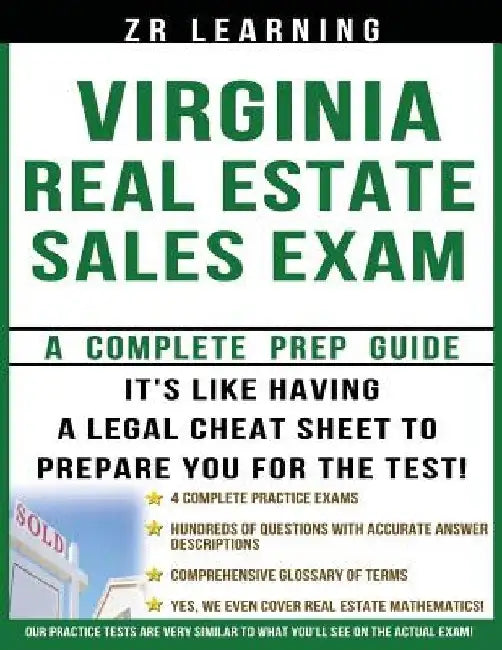 Virginia Real Estate Sales Exam Questions by Zr Learning LLC