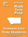 Montana 5th Grade Math Test Prep: Common Core Learning Standards by Teachers' Treasures