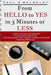 From Hello to Yes in 3 Minutes or Less: How to Overcome Call Reluctance, Know Exactly What to Say a by Walmsley, Paul G.