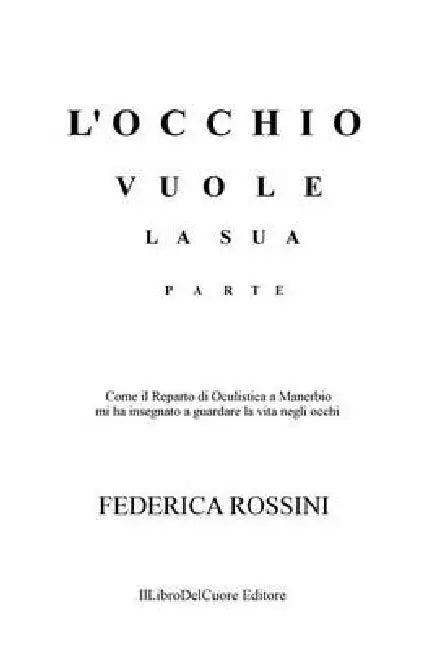 L'occhio vuole la sua parte by Federica Rossini